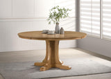 Hartville 60-inch Round Dining Table Natural Light Brown | Brown | Natural Light Brown | 109460