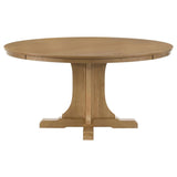 Hartville 60-inch Round Dining Table Natural Light Brown | Brown | Natural Light Brown | 109460
