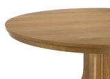Hartville 60-inch Round Dining Table Natural Light Brown | Brown | Natural Light Brown | 109460