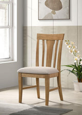 Hartville Dining Side Chair Natural Light Brown (Set of 2) | Brown | Natural Light Brown | 109462