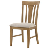 Hartville Dining Side Chair Natural Light Brown (Set of 2) | Brown | Natural Light Brown | 109462