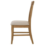 Hartville Dining Side Chair Natural Light Brown (Set of 2) | Brown | Natural Light Brown | 109462
