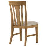 Hartville Dining Side Chair Natural Light Brown (Set of 2) | Brown | Natural Light Brown | 109462