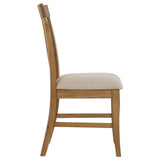 Hartville Dining Side Chair Natural Light Brown (Set of 2) | Brown | Natural Light Brown | 109462