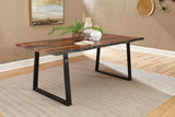 Ditman 80-inch Live Edge Dining Table Grey Sheesham | Multi | Grey Sheesham | 110181