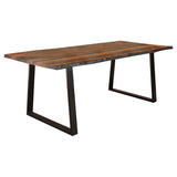Ditman 80-inch Live Edge Dining Table Grey Sheesham | Multi | Grey Sheesham | 110181
