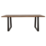 Ditman 80-inch Live Edge Dining Table Grey Sheesham | Multi | Grey Sheesham | 110181