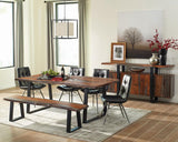 Ditman 80-inch Live Edge Dining Table Grey Sheesham | Multi | Grey Sheesham | 110181