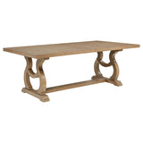 Brockway 104-inch Extension Leaf Dining Table Barley Brown | Brown | Barley Brown | 110291