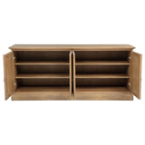 Brockway 4-door Dining Sideboard Buffet Cabinet Barley Brown | Full | Brown | Barley Brown | 110295