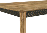 Partridge 5-piece Counter Dining Set Sheesham and Camel | Brown | Antique Camel | 110578-S5C