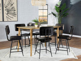 Partridge 5-piece Counter Dining Set Sheesham and Espresso