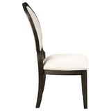 Twyla Oval Back Dining Side Chair Dark Cocoa (Set of 2) | Brown | Dark Cocoa | 115102