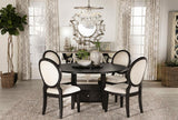 Twyla Oval Back Dining Side Chair Dark Cocoa (Set of 2) | Brown | Dark Cocoa | 115102