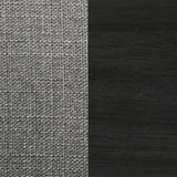 Stevie Padded Wood Dining Arm Chair Black (Set of 2) | King | Grey | Black | 115112