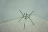 Steele 48-inch Round Glass Top Dining Table Chrome