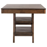 Dewey Rectangular 60-inch Counter Height Dining Table Walnut | Brown | Walnut | 115208