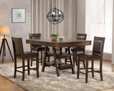Dewey Rectangular 60-inch Counter Height Dining Table Walnut | Brown | Walnut | 115208