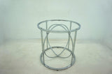 Levy 48-inch Round Glass Top Dining Table Chrome