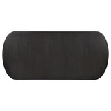 Leandro 78-inch Extension Dining Room Table Burnished Black | Black | Burnished Black | 115391
