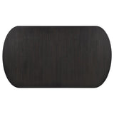 Leandro 78-inch Extension Dining Room Table Burnished Black | Black | Burnished Black | 115391