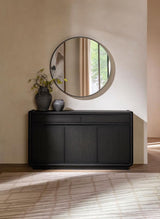 Leandro 2-drawer Dining Sideboard Server Burnished Black | Black | Burnished Black | 115395