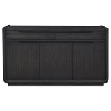 Leandro 2-drawer Dining Sideboard Server Burnished Black | Black | Burnished Black | 115395