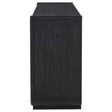 Leandro 2-drawer Dining Sideboard Server Burnished Black | Black | Burnished Black | 115395