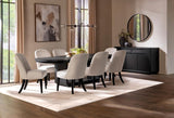 Leandro 2-drawer Dining Sideboard Server Burnished Black | Black | Burnished Black | 115395
