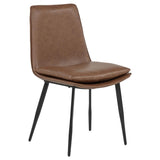 Ortega Upholstered Dining Side Chair Coffee (Set of 2) | Brown | Coffee | 115472