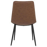 Ortega Upholstered Dining Side Chair Coffee (Set of 2) | Brown | Coffee | 115472