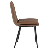 Ortega Upholstered Dining Side Chair Coffee (Set of 2) | Brown | Coffee | 115472
