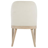 Solano Upholstered Dining Side Chair Beige (Set of 2) | Brown | Weathered Mango | 115502