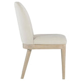 Solano Upholstered Dining Side Chair Beige (Set of 2) | Brown | Weathered Mango | 115502