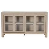Solano Sliding Door Dining Sideboard Server Weathered Mango | Brown | Weathered Mango | 115505