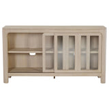 Solano Sliding Door Dining Sideboard Server Weathered Mango | Brown | Weathered Mango | 115505
