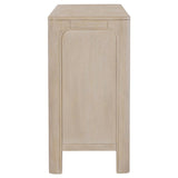 Solano Sliding Door Dining Sideboard Server Weathered Mango | Brown | Weathered Mango | 115505