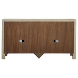 Solano Sliding Door Dining Sideboard Server Weathered Mango | Brown | Weathered Mango | 115505
