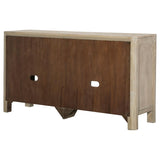 Solano Sliding Door Dining Sideboard Server Weathered Mango | Brown | Weathered Mango | 115505