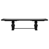 Florence 126-inch Extension Dining Table Distressed Black | King | Black | Distressed Black | 115531
