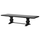 Florence 126-inch Extension Dining Table Distressed Black | King | Black | Distressed Black | 115531
