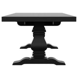 Florence 126-inch Extension Dining Table Distressed Black | King | Black | Distressed Black | 115531