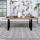 Bradshaw 80-inch Live Edge Wood Dining Table Natural Acacia | King | Brown | Natural Acacia | 115541