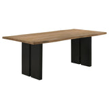 Bradshaw 80-inch Live Edge Wood Dining Table Natural Acacia | King | Brown | Natural Acacia | 115541