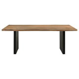 Bradshaw 80-inch Live Edge Wood Dining Table Natural Acacia | King | Brown | Natural Acacia | 115541
