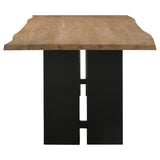 Bradshaw 80-inch Live Edge Wood Dining Table Natural Acacia | King | Brown | Natural Acacia | 115541