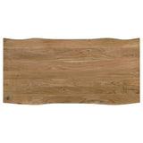 Bradshaw 80-inch Live Edge Wood Dining Table Natural Acacia | King | Brown | Natural Acacia | 115541