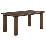 Faulkner 84-inch Extension Wood Dining Table Brown Oak | Brown | Brown Oak | 115601
