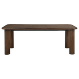 Faulkner 84-inch Extension Wood Dining Table Brown Oak | Brown | Brown Oak | 115601