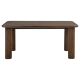 Faulkner 84-inch Extension Wood Dining Table Brown Oak | Brown | Brown Oak | 115601
